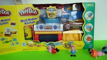 Pig George e Familia Peppa Pig comendo Pizza de Massinha de Modelar Play Doh Em Portugues!!