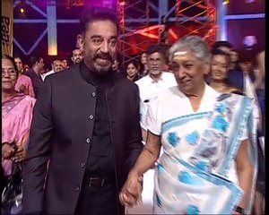 Janaki receiving Life Time Achievement Award in 6th Mirchi Music Awards  #MMASouth