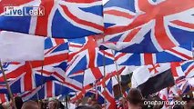Almost 1,000 Britain First patriots march in Rotherham