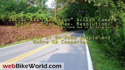 jvc gc xa1 video camera vs gopro hd