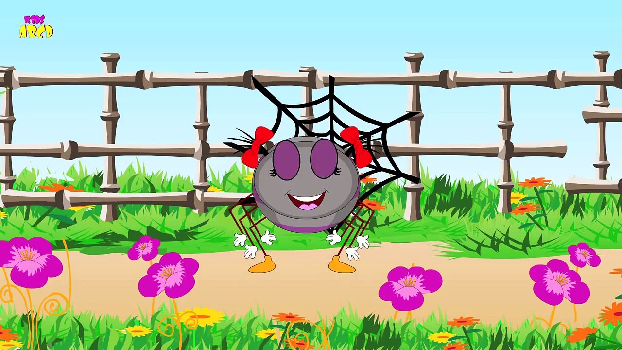 Incy Wincy Spider Nursery Rhyme With Lyrics Cartoon Animation Rhymes & Songs for Children