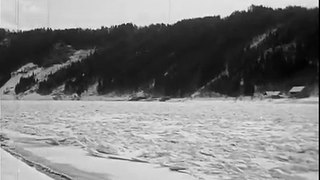 Dokumentarfilm 1955: Eisbekämpfung im Stauraum Jochenstein