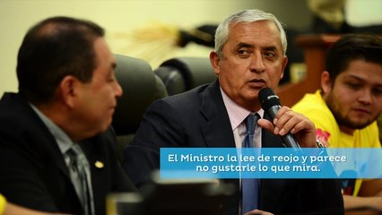 Otto Pérez duda respecto a Orden del Quetzal impuesta por su hijo