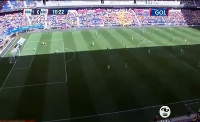 Gol de Hulk - Brasil 1 Vs 0 Costa Rica - Amistoso Internacional