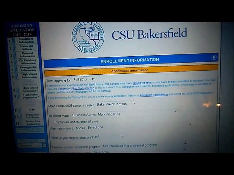 How to a apply for a CSU or UC school!