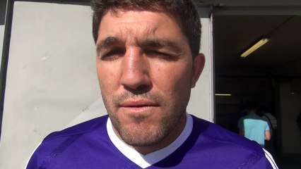 Rugby Fédérale 1 - Yoann Boulanger réagit après Vienne - USB