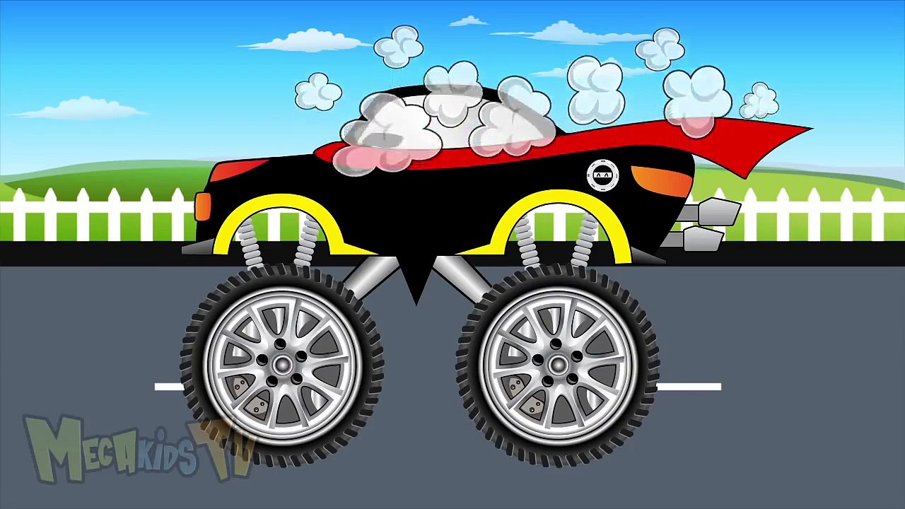 Ninja Truck   Monster Trucks For Children   Mega Kids Tv