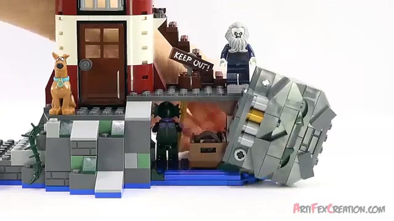 Artifex Creation  Lego Scooby Doo HAUNTED LIGHTHOUSE 75903 Stop Motion Build Review