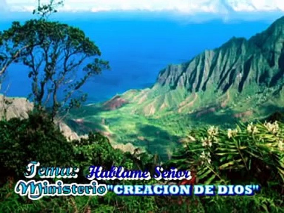 Háblame Señor - Ministerio de Alabanza y Adoración Cristiana "Creación de Dios"