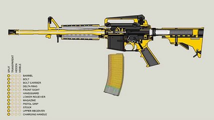 AR-15/M-16 Function Animation