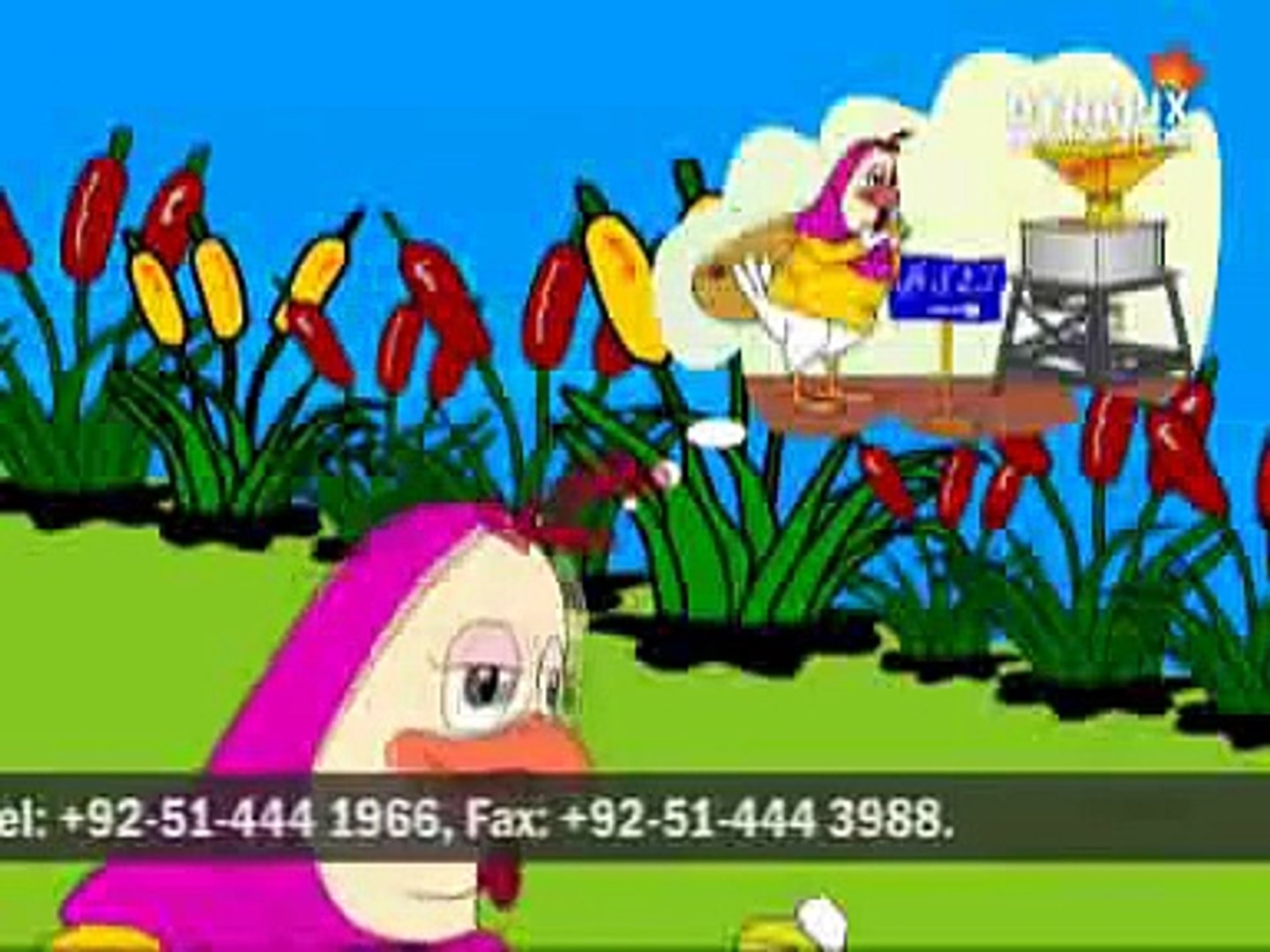 ⁣2d animation urdu full Murghi Nay Ek Dana Paya