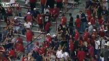 Douche Posing as 'Undercover Fun Police' Bursts Beachball at Game