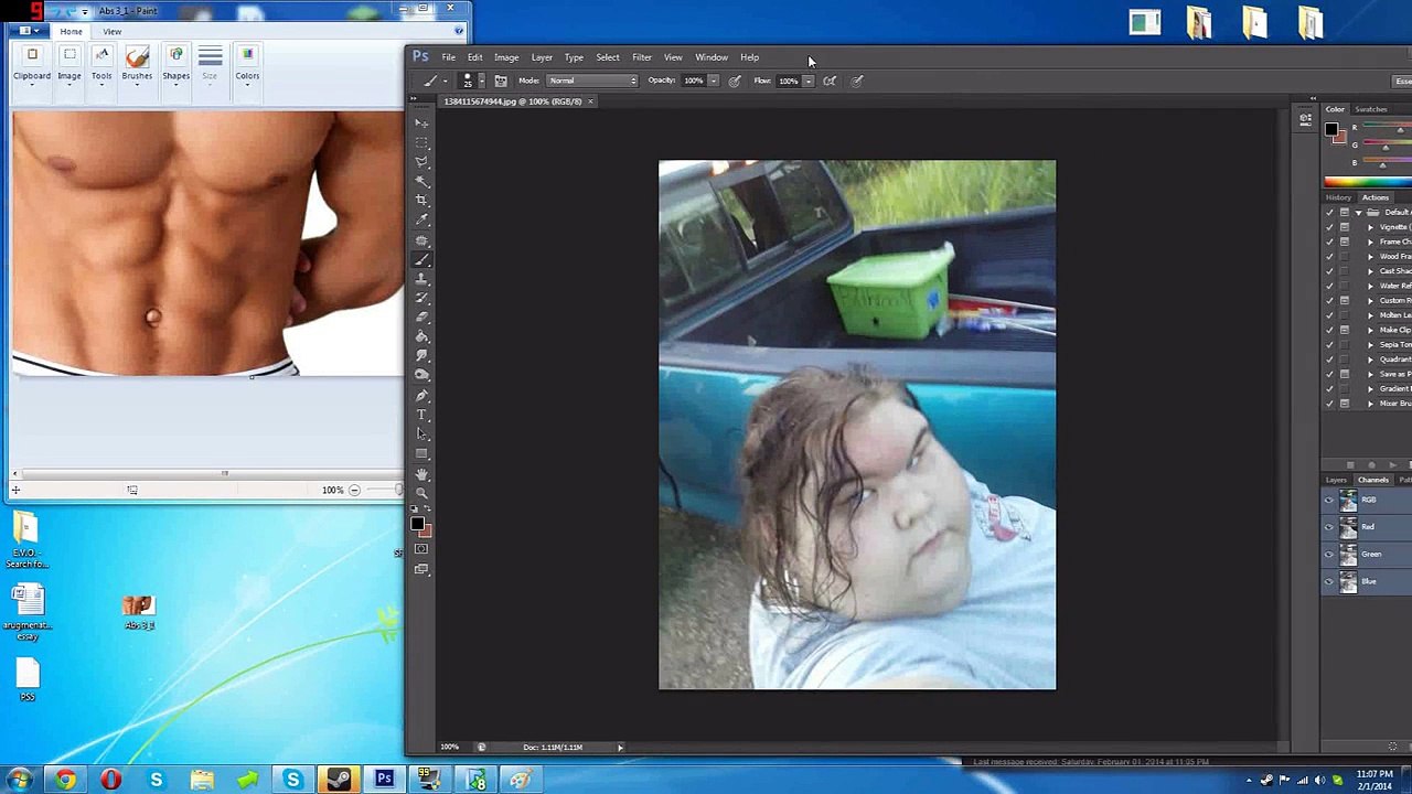 Fatguy Tutorials: Photoshop Lesson 6