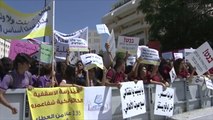 مظاهرات احتجاجاً على تقليص موازنات المدارس المسيحية بإسرائيل