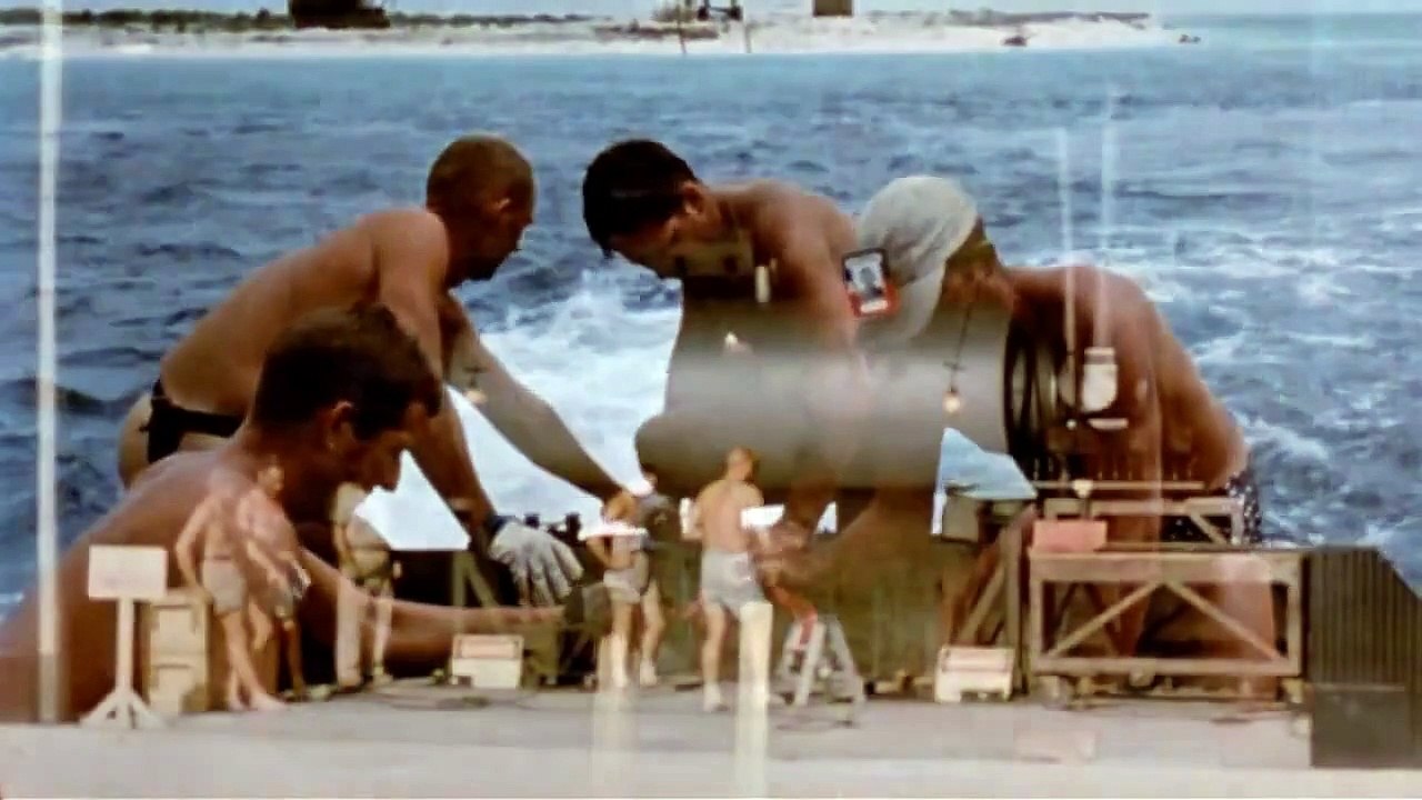 Castle Bravo, large thermonuclear hydrogen bomb