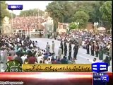 LIVE ,  Parade at Wagha border