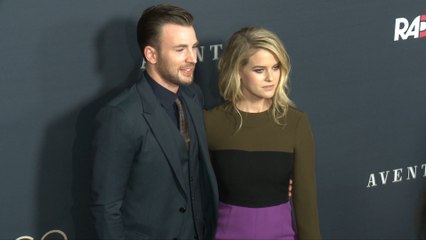 Chris Evans And Stunning Alice Eve At Premiere of 'Before We Go'