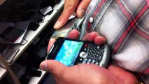 How to Replace Cacked Screen from Blackberry Curve 8300 8330 - Cyberion Cell Phone Repairs (Part 1)