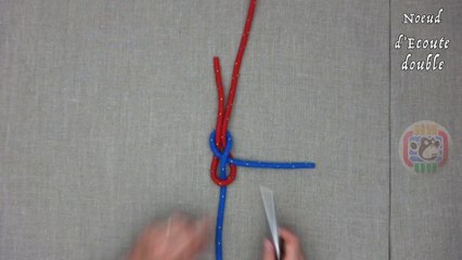 Matelotage : Noeud d'ecoute double