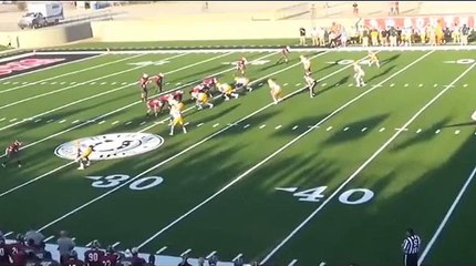 Arkansas Tech Football - Touchdown - 10 Men On The Field