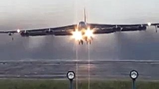 Boeing B52 Bomber Take Off