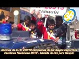 Campeones Nacionales - Medalla de Oro para Carquin