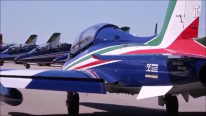 Rivolto - 55° anniversario delle Frecce Tricolori (fonte: Quirinale)