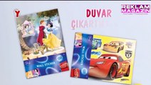 Habertürk Gazetesi Cars Pamuk Prenses Büyük Çıkartma Hediye Reklamı