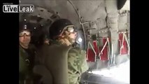 Mexican Paratrooper Gets Hung Up and Towed Behind Plane