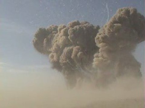 Explosion de 100 tonnes d'explosifs