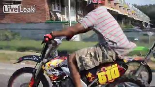 Dirtbike Wheeling in Philly!