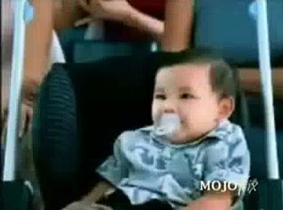 FUNNY BABY WANT TO BREAST FEED with Pretty Lady ad
