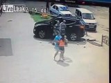 Driver Loses Control of Vehicle and Runs Over Child - Survives