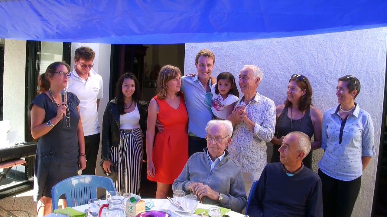 90 ans de Papy Jules _ Bonjour à Alexis, Frédéric et Anatole