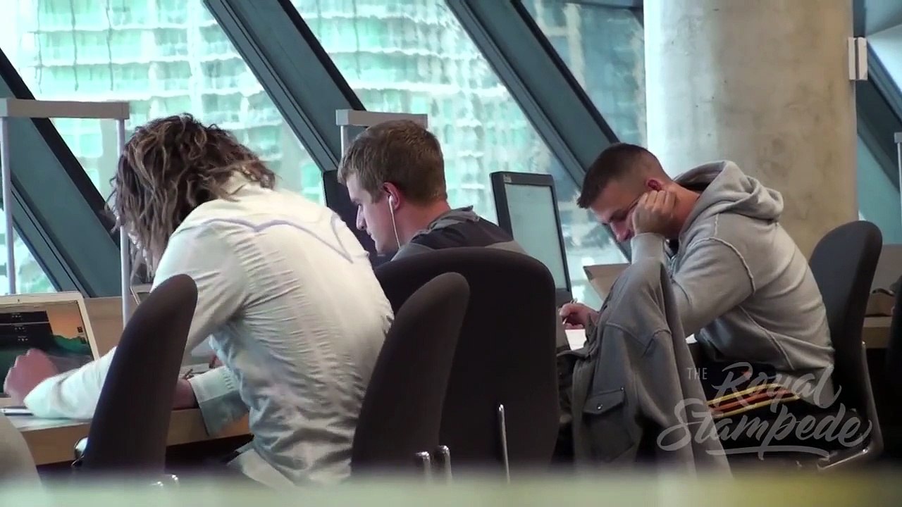 Creeps watching porn in public