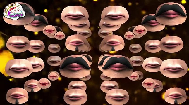 Funny Lips Finger Family |Funny 3D Animation Nursery Rhymes & Songs for Children