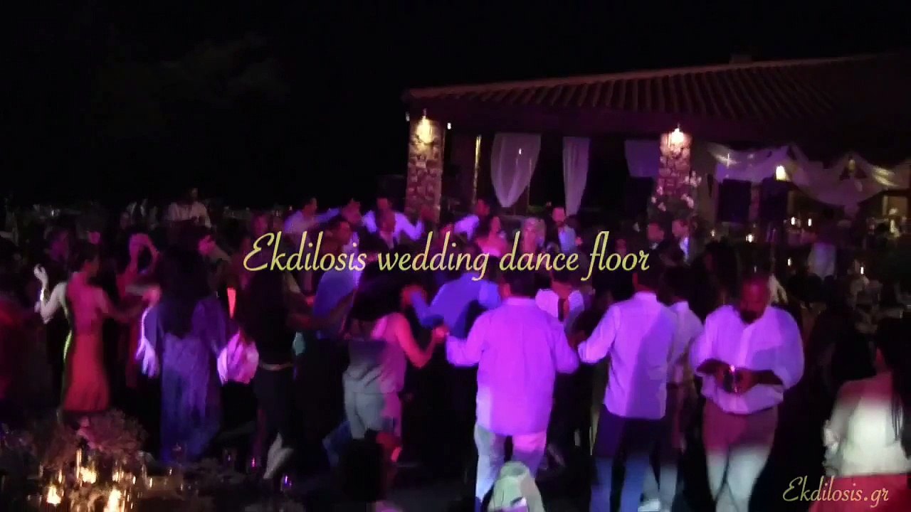 Πίστα χορού δεξίωσης γάμου