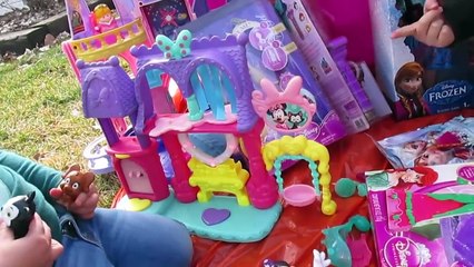BIGGEST Disney Princess Surprise Toy Video Ever with Disney Princesses Minnie Mouse + Surprise Toys!