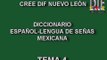 LENGUA DE SEÑAS MEXICANA TEMA 4 DÍAS DE LA SEMANA Diccionario Español LSM