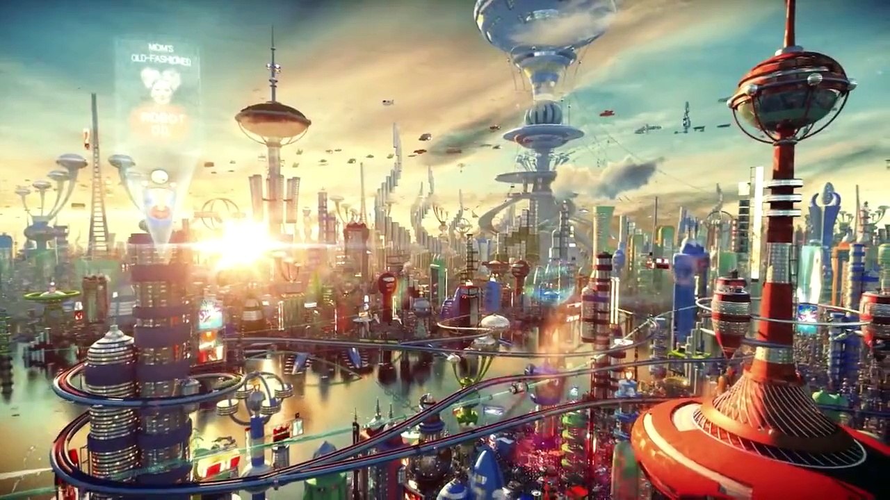 Futurama 3D Concept Art   The Future of Cartoons