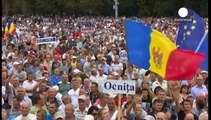 تظاهرات بی سابقه علیه فساد مالی در مولداوی
