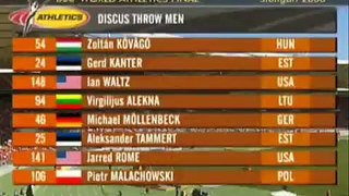 IAAF WAF 2006 Men's Discus