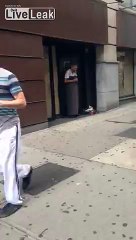 Just some homeless dude jacking it in NYC