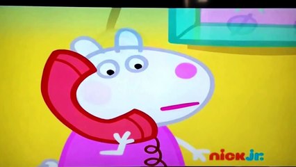 Peppa pig hangs up on Suzy sheep - very funny - whistle