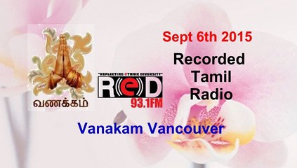 Vanakam Vancouver 2015-09-06
