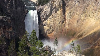 Grand Canyon of the Yellowstone National Park, USA in 4K (Ultra HD)