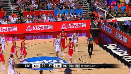 Hrvatska - Grčka 70-72, posljednja minuta i pol (EP), 06.09.2015.