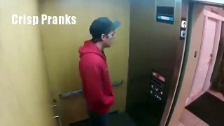 scary elevator prank