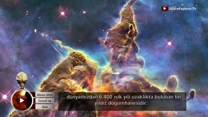 Yıldızların doğum yerlerinden Maymun kafası bulutsusu - NGC 2174 Nebulası