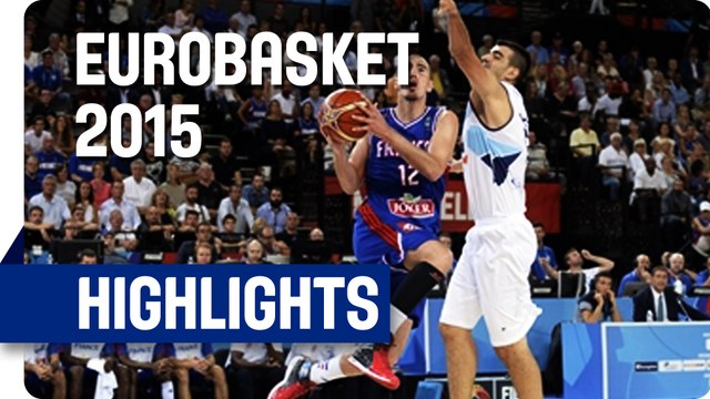 Bosnia and Herzegovina v France - Group A - Game Highlights - EuroBasket 2015